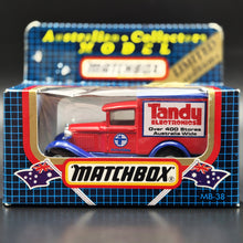 Load image into Gallery viewer, Matchbox 1989 Ford Model A Van Tandy Electronics Red Series 1-75 MB38 Limited Edition - Boxed Unopened
