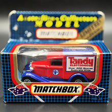 Load image into Gallery viewer, Matchbox 1989 Ford Model A Van Tandy Electronics Red Series 1-75 MB38 Limited Edition - Boxed Unopened
