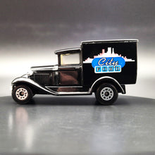Load image into Gallery viewer, Matchbox 1993 Ford Model A Van City Ford Black 1-75 Gold Series MB38 Boxed
