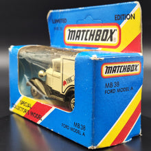 Load image into Gallery viewer, Matchbox 1989 Ford Model A Van The Australian White Series 1-75 MB38 Limited Edition Boxed

