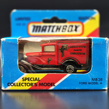 Load image into Gallery viewer, Matchbox 1983 Ford Model A Van Arnott&#39;s Bicuits Red Series 1-75 MB38 Limited Edition Boxed
