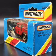 Load image into Gallery viewer, Matchbox 1983 Ford Model A Van Arnott&#39;s Bicuits Red Series 1-75 MB38 Limited Edition Boxed
