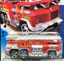 Load image into Gallery viewer, Hot Wheels 2011 5 Alarm Red #178 HW City Works 8/10 New Long Card