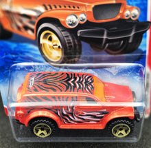 Load image into Gallery viewer, Hot Wheels 2010 Power Panel Orange #216 Race World - Jungle 4/4 New Long Card