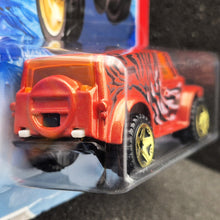 Load image into Gallery viewer, Hot Wheels 2010 Power Panel Orange #216 Race World - Jungle 4/4 New Long Card