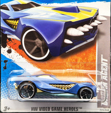 Load image into Gallery viewer, Hot Wheels 2011 Urban Agent Dark Blue #231 HW Video Game Heroes 9/22 New Long Card