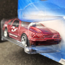 Load image into Gallery viewer, Hot Wheels 2010 '92 Ford Mustang Dark Red #113 HW Performance 7/10 New Long Card