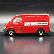 Load image into Gallery viewer, Matchbox 1987 Ford Transit Van Red MB60 Australia Post Boxed - Gold Australia Post Insignia
