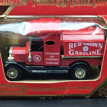Load image into Gallery viewer, Matchbox 1912-16 Ford Model T Tanker Red Crown Gasoline Red Models Of Yesteryear Y-3
