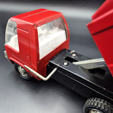 Load image into Gallery viewer, Vintage Pressed Steel Giant 7 Lever Dump Truck Red G.7.D 1:18
