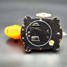 Load image into Gallery viewer, Ota Kasaburo Shoten Vintage Pressed Steel Wind Up Turtle Toy Orange Made In Japan
