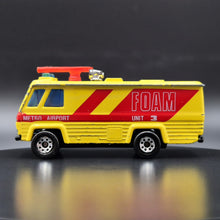 Load image into Gallery viewer, Matchbox 1984 Command Vehicle Yellow Metro Airport - Foam Unit #MB54 1-75 Series
