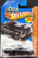 Load image into Gallery viewer, Hot Wheels 2012 Custom '71 El Camino Black #49 2012 New Models - HW Stunt Long Card