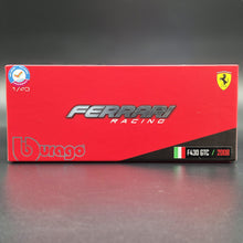 Load image into Gallery viewer, Bburago 2008 Ferrari F430 GTC Red 24h Le Mans 1:43 Die Cast Car