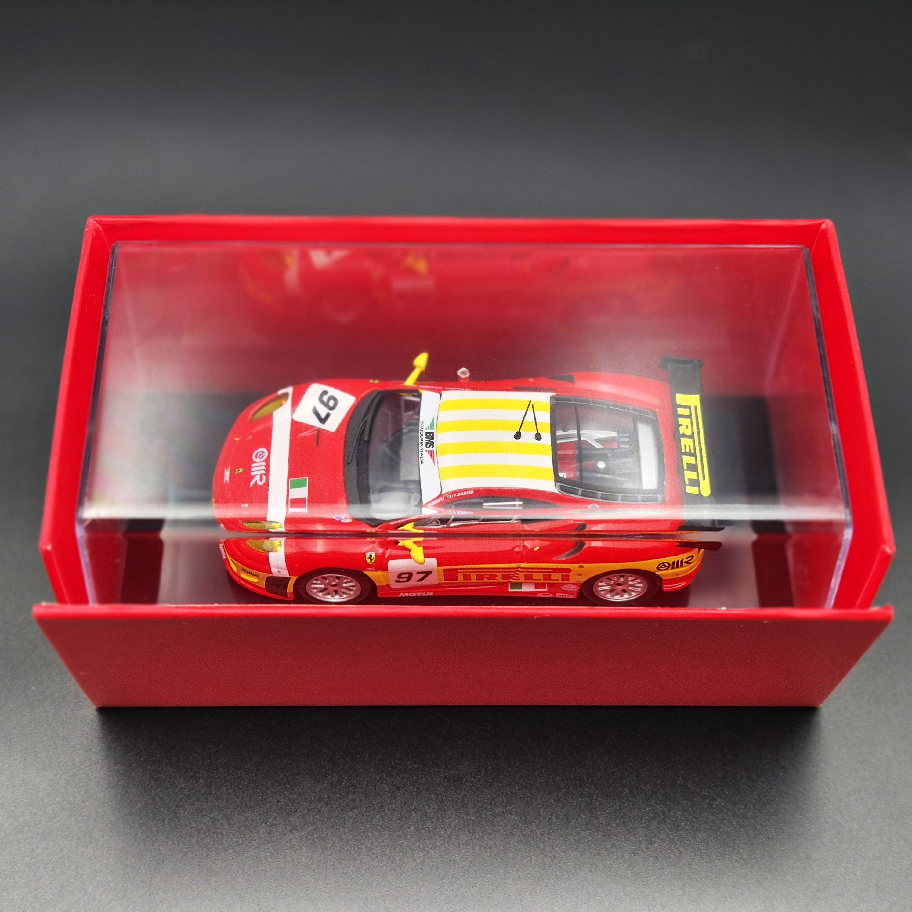 Bburago 2008 Ferrari F430 GTC Red 24h Le Mans 1:43 Die Cast Car