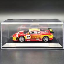 Load image into Gallery viewer, Bburago 2008 Ferrari F430 GTC Red 24h Le Mans 1:43 Die Cast Car