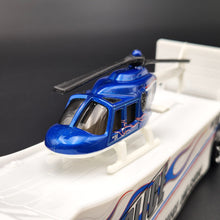 Load image into Gallery viewer, Hot Wheels 2012 Roll Patrol Transporter &amp; Propper Chopper - Truck &amp; Helicopter Racing Rigs

