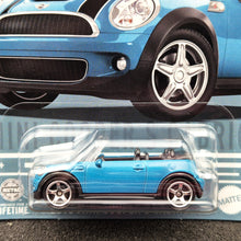 Load image into Gallery viewer, Matchbox 2024 2010 Mini Cooper S Cabrio Teal Mini Series 3/6 New Long Card