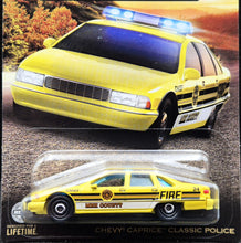 Load image into Gallery viewer, Matchbox 2024 Chevy Caprice Classic Police Yellow County Rescue Series 3/6 New