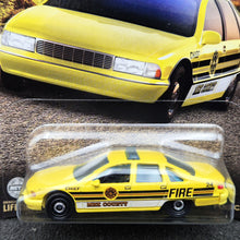 Load image into Gallery viewer, Matchbox 2024 Chevy Caprice Classic Police Yellow County Rescue Series 3/6 New