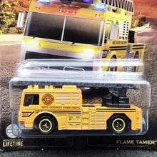 Load image into Gallery viewer, Matchbox 2024 Flame Tamer (Fire Engine) Yellow County Rescue Series 5/6 New