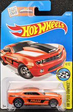 Load image into Gallery viewer, Hot Wheels 2016 &#39;13 Chevrolet COPO Camaro #179 Orange HW Speed Graphics 4/10 New Long Card
