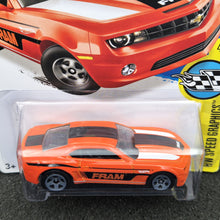 Load image into Gallery viewer, Hot Wheels 2016 &#39;13 Chevrolet COPO Camaro #179 Orange HW Speed Graphics 4/10 New Long Card
