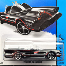 Load image into Gallery viewer, Hot Wheels 2014 TV Series Batmobile Black #65 HW City - Batman 75th Anniversary New Long Card