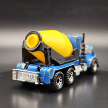 Load image into Gallery viewer, Matchbox 1985 Peterbilt Cement Mixer Truck Blue MB19 1-75 Series