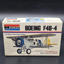 Load image into Gallery viewer, Monogram Model Kit 1973 Boeing F4B-4 US Navy Aircraft Model #6795 1:72 Scale Plastic Model Kit