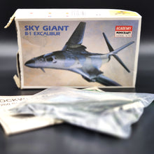 Load image into Gallery viewer, Academy Model Kit 1984 B-1 Excalibur (Lancer) USAF Aircraft Model #1698 1:260 Scale Plastic Model Kit
