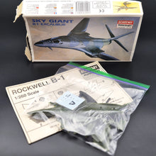 Load image into Gallery viewer, Academy Model Kit 1984 B-1 Excalibur (Lancer) USAF Aircraft Model #1698 1:260 Scale Plastic Model Kit