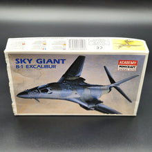 Load image into Gallery viewer, Academy Model Kit 1984 B-1 Excalibur (Lancer) USAF Aircraft Model #1698 1:260 Scale Plastic Model Kit