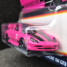 Load image into Gallery viewer, Hot Wheels 2024 Porsche 911 GT3 Cup Neon Pink Neon Speeders 1/8 New Long Card