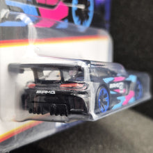 Load image into Gallery viewer, Hot Wheels 2024 '16 Mercedes-AMG GT3 Black Neon Speeders 5/8 New Long Card