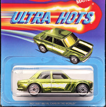 Load image into Gallery viewer, Hot Wheels 2024 '71 Datsun 510 Dark Green Ultra Hots 2/8 Mix 2 New Long Card