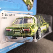 Load image into Gallery viewer, Hot Wheels 2024 '71 Datsun 510 Dark Green Ultra Hots 2/8 Mix 2 New Long Card