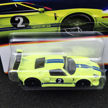 Load image into Gallery viewer, Hot Wheels 2024 Ford GT Neon Yellow Neon Speeders 3/8 New Long Card