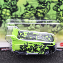 Load image into Gallery viewer, Hot Wheels 2024 Volkswagen Drag Bus Teenage Mutant Ninja Turtles Green Pop Culture Mix 4 New Long Card