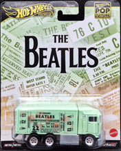 Load image into Gallery viewer, Hot Wheels 2024 Hiway Hauler The Beatles Mint Green Pop Culture Mix 4 New Long Card