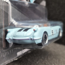 Load image into Gallery viewer, Hot Wheels 2024 1955 Corvette Baby Blue Vintage Racing Club Series 2/6 New Long Card