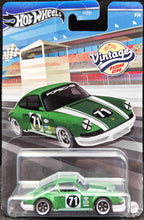 Load image into Gallery viewer, Hot Wheels 2024 1971 Porsche 911 Green Vintage Racing Club Series 5/6 New Long Card
