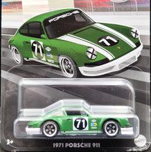 Load image into Gallery viewer, Hot Wheels 2024 1971 Porsche 911 Green Vintage Racing Club Series 5/6 New Long Card