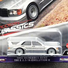 Load image into Gallery viewer, Hot Wheels 2024 1990 Mercedes-Benz 190 E 2.5-16 Evolution II Zamac Modern Classics Car Culture 4/5 New