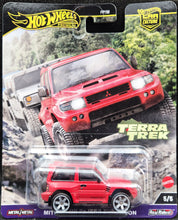 Load image into Gallery viewer, Hot Wheels 2024 Mitsubishi Pajero Evolution Red Terra Trek Car Culture 5/5 New