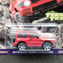 Load image into Gallery viewer, Hot Wheels 2024 Mitsubishi Pajero Evolution Red Terra Trek Car Culture 5/5 New