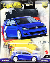 Load image into Gallery viewer, Hot Wheels 2024 Volkswagen Golf MK7 Blue World Tour Car Culture 3/5 New