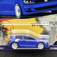 Load image into Gallery viewer, Hot Wheels 2024 Volkswagen Golf MK7 Blue World Tour Car Culture 3/5 New