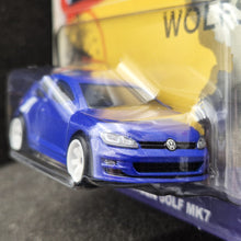 Load image into Gallery viewer, Hot Wheels 2024 Volkswagen Golf MK7 Blue World Tour Car Culture 3/5 New