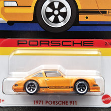 Load image into Gallery viewer, Hot Wheels 2024 1971 Porsche 911 Orange Porsche Series 2/6 New Long Card